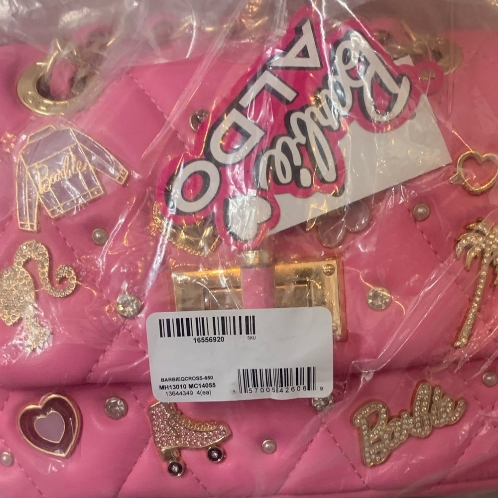 Barbie Quilted Charm Handbag Crossbody, Barbie Aldo Crossbody - Picture 15 of 15